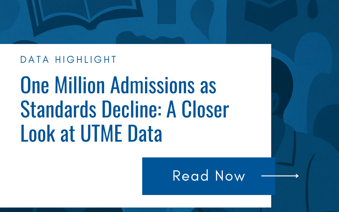 One million admissions as standards decline: A closer look at UTME data